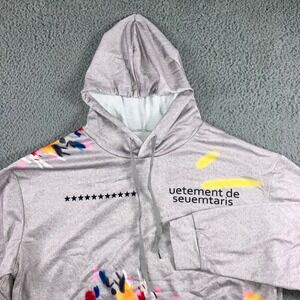 Graphic Hoodie‎ Women Medium Grunge Skater Hip Hop Long Sleeve Pullover